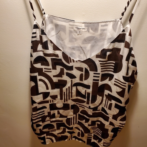 Geometric Camisole 2x - Picture 2 of 3